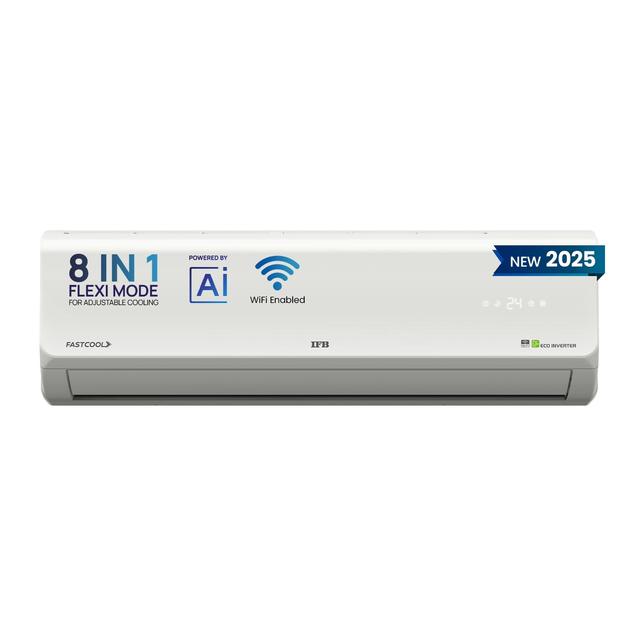 IFB 2025 Model Silver Plus Smart Series 2 Ton 3 Star In-built Wifi Split AC with HD Compressor