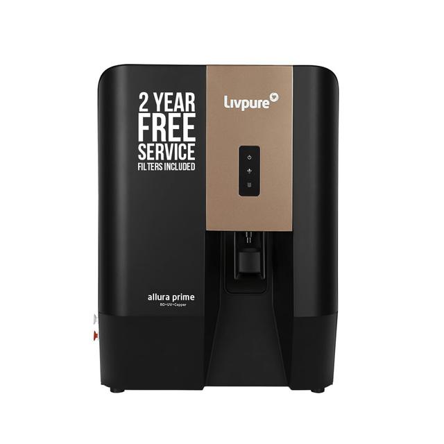 Livpure Allura Prime Water Purifier RO+UV+UF+Copper+Alkaline