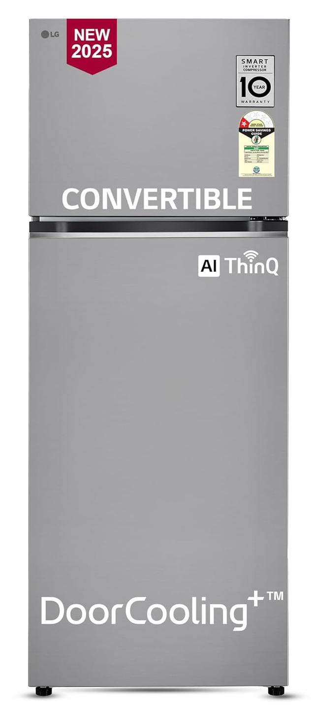 LG 466 L, 1 Star, Convertible, Door Cooling+, Smart Inverter Compressor, AI ThinQ Wi-Fi, Frost Free Double Door Refrigerator