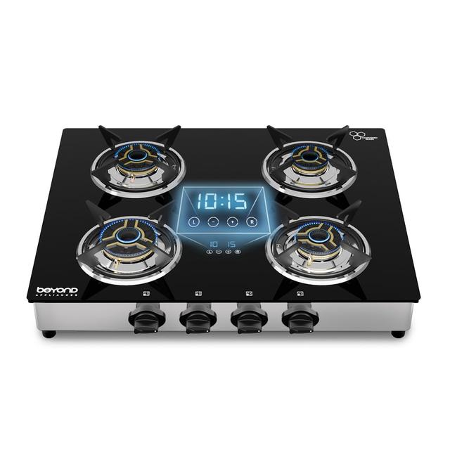 Beyond Appliances Auriga 4 Burner Smart Glass Cooktop