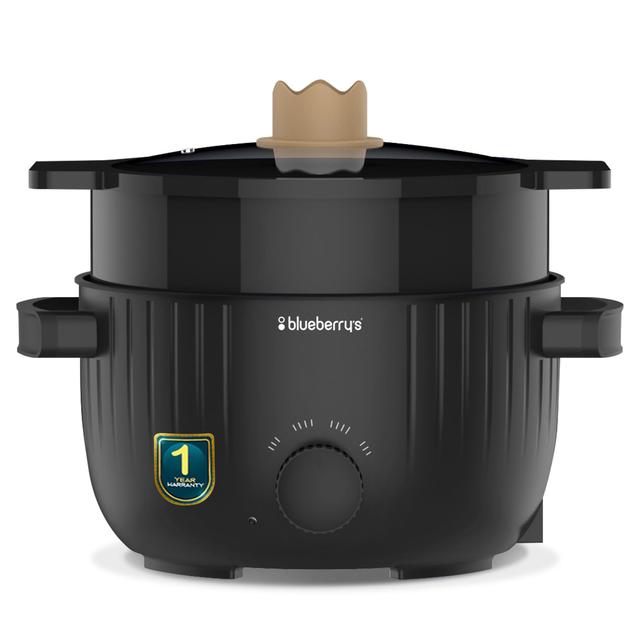 Blueberry's ᴾᴿᴼᶜᴼᴼᴷ 𝟯-𝗟𝗶𝘁𝗲𝗿 1000-Watts Multi-Purpose Cooking Pot Electric Kettle