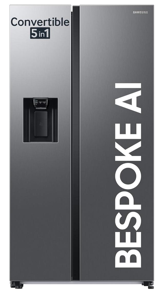 Samsung 633 L 3 Star, Frost Free, Double Door, Convertible 5-in-1 Digital Inverter, Side By Side Refrigerator