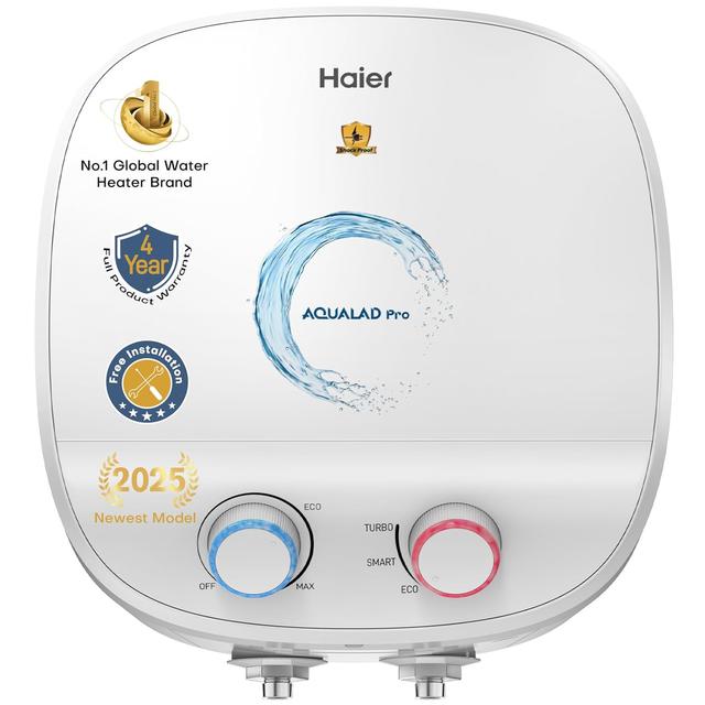 Haier Aqualad Pro Geyser 25 Litre 5 Star 1-3KW Adjustable Storage Water Geyser