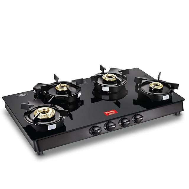 Prestige Svachh Neo Gtsn 04 L Toughened Glasstop Gas Stove with Liftable 4 Burners