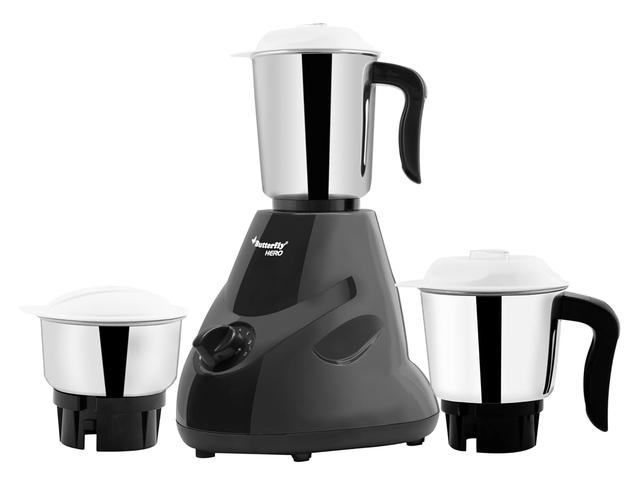Butterfly Hero 500 Watts Mixer Grinder with 3 Jars