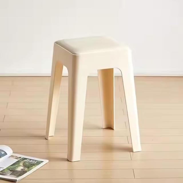 HomeEssentials Stackable Dining Plastic Stool - Living Room