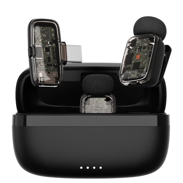 UTECTION by VOOK Wireless Mic with 4 Level Noise Cancellation for YouTube Video Recording & Vlogging