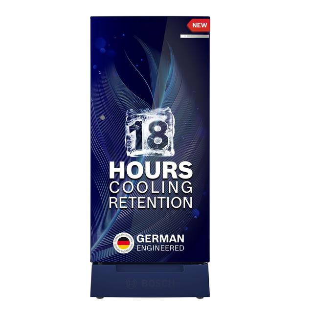 Bosch 187 L, 3 Star, Single Door Refrigerator with Industry's largest base drawer, vegetable box* & Beverage space