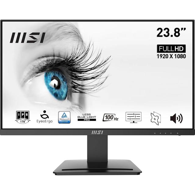 MSI PRO MP251 24.5 Inch Full HD Office Monitor - 1920 x 1080 IPS Panel