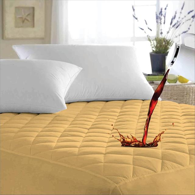 Ayka 100% Waterproof Cotton Quilted Mattress Protector King Size Breathable Hypoallergenic Noiseless Ultra Soft Fitted Bed Protector 84x72 inch Mattress/Bed Cover