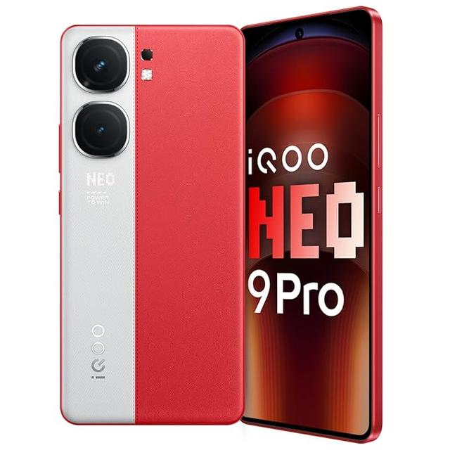 iQOO Neo9 Pro 5G (Fiery Red, 8GB RAM, 128GB Storage)