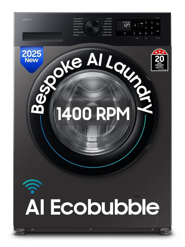 Samsung 9 kg 5 star AI EcoBubble Fully-Automatic Front Load Washing Machine