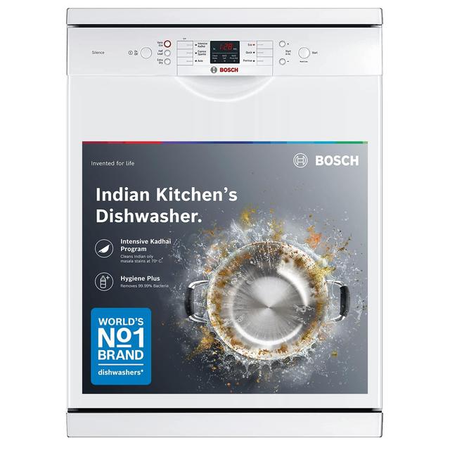 Bosch 13 Place Setting Dishwasher with Intensive Kadhai Program
