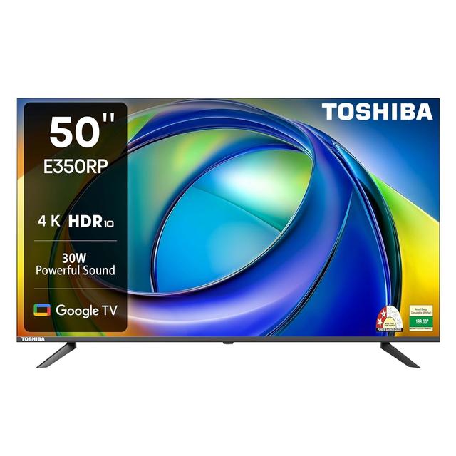TOSHIBA 126 cm (50 inches) E350RP Series 4K Ultra HD Smart LED Google TV