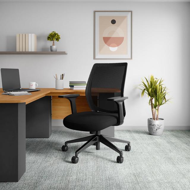 GODREJ INTERIO Curv Chair Premium Mesh Wide Back Ergonomic Work from Home/Office Chair