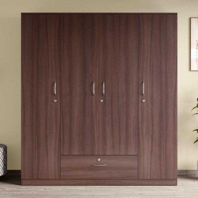 GODREJ INTERIO Wardrobe EWA 4-Door Engineered Wood Wardrobe for Clothes