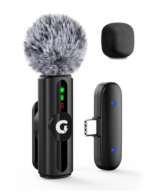 GRENARO Mic for YouTube Wireless 3-Level Adjustable Noise Reduction Mic Wireless