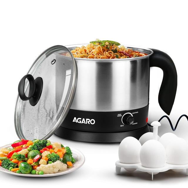 AGARO Esteem Electric Multi Kettle 1.2L