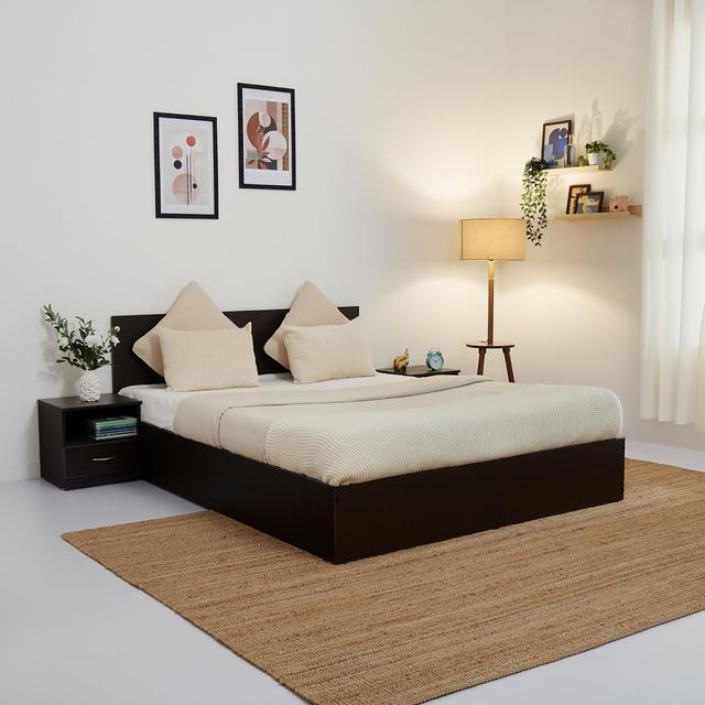 Green Soul Queen Size Double Zenith Bed with Box Storage ISI Standard Engineered Wood