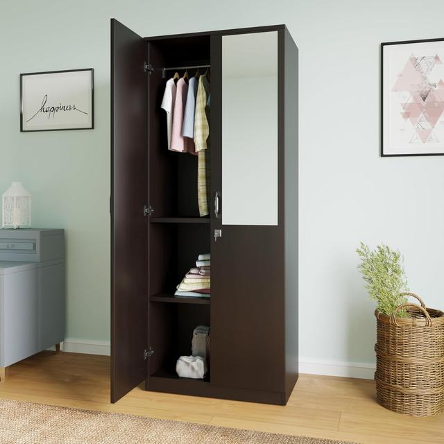Nilkamal Willy Neo 2 Door Wardrobe with Mirror
